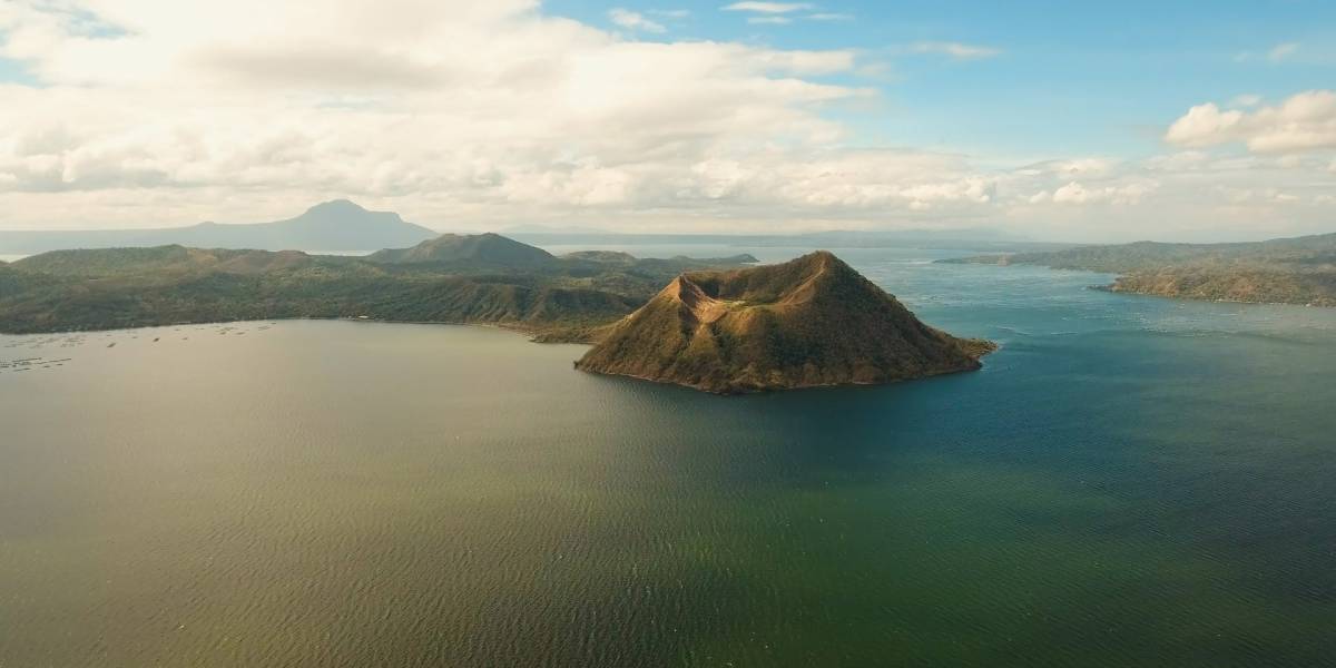 Taal Volcano, Volcano Island, and Lake Taal